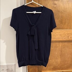 J Crew: Navy Blue Women's Top